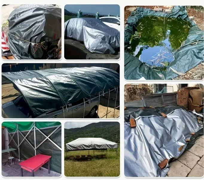 Тент 150 г\м2 Shadow 5 х 8 м тарпауліновий (Чіткий розмір) точна щільність тентів від дощу та снігу TESH00011 фото
